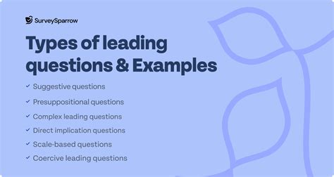 6 Types of Leading Questions + Examples and Tips