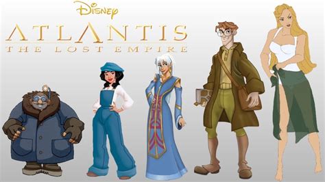 Atlantis The Lost Empire Characters