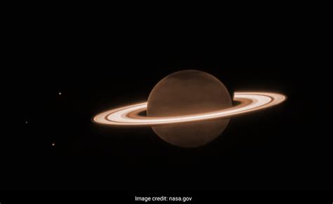 NASA Unveils Stunning Image Of Saturn's Rings By James Webb Telescope