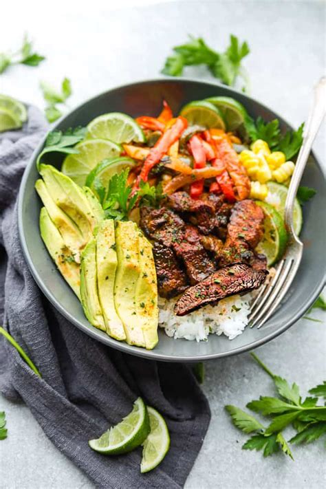 Steak Burrito Bowls Recipe | Keto, Whole30 & Paleo Burrito Bowls