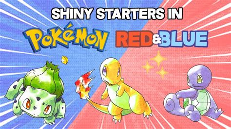 How to Shiny Hunt Starters in Pokemon Red & Blue | Pokemon Red & Blue ...