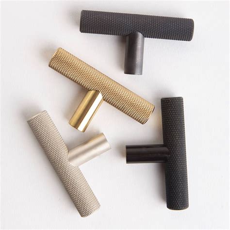 Skyscraper T Bar Knurled Handle | Cupboard handles, Kitchen door ...