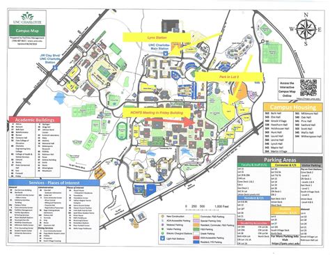 Uncc Parking Map