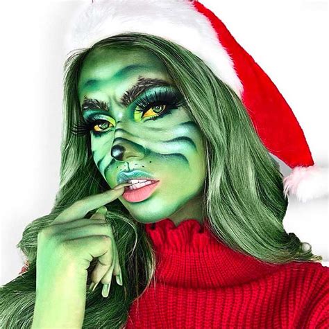 The Grinch Makeup Process | Saubhaya Makeup