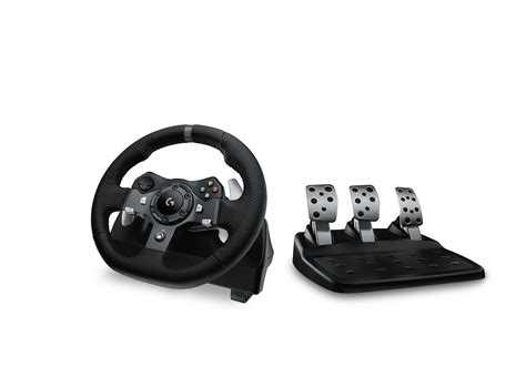 Logitech G920 Steering wheel + Pedals PC,Xbox One Analogue / Digital ...