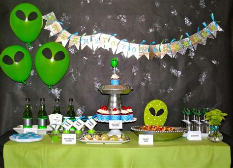 My Parties: How to Style an Alien Life Dessert Table - The Party ...