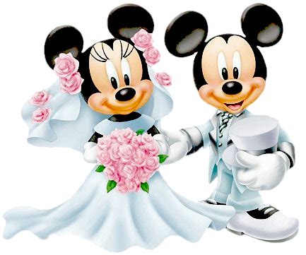 mickey minnie mouse wedding - Clip Art Library