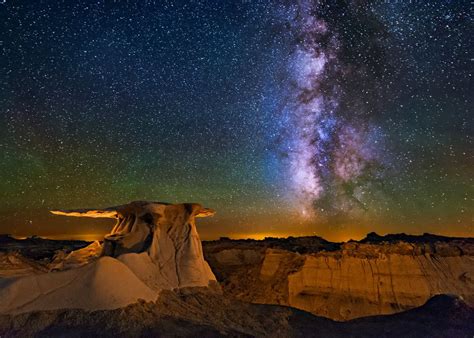 Winged Hoodoos of the Bisti Badlands, New Mexico