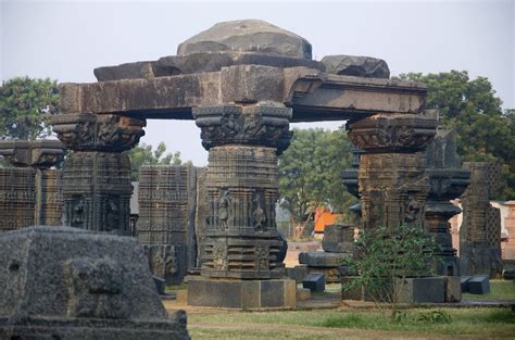 Warangal Fort - A historical place with old kakatiya architecture.