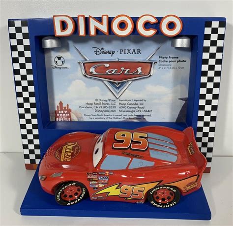 Disney Store DINOCO LIGHTNING MCQUEEN Picture Frame Lights Up EUC ...