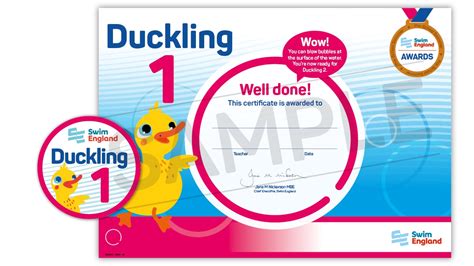 Duckling Awards | Swim England Learn to Swim Programme