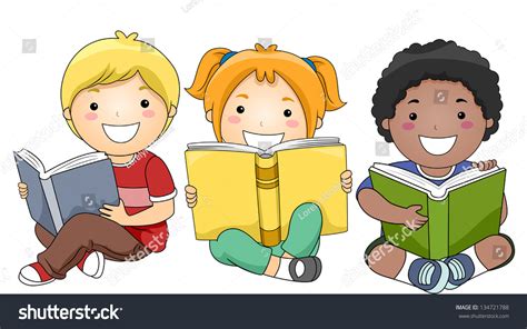 11,198 Children Reading Clipart Images, Stock Photos & Vectors ...