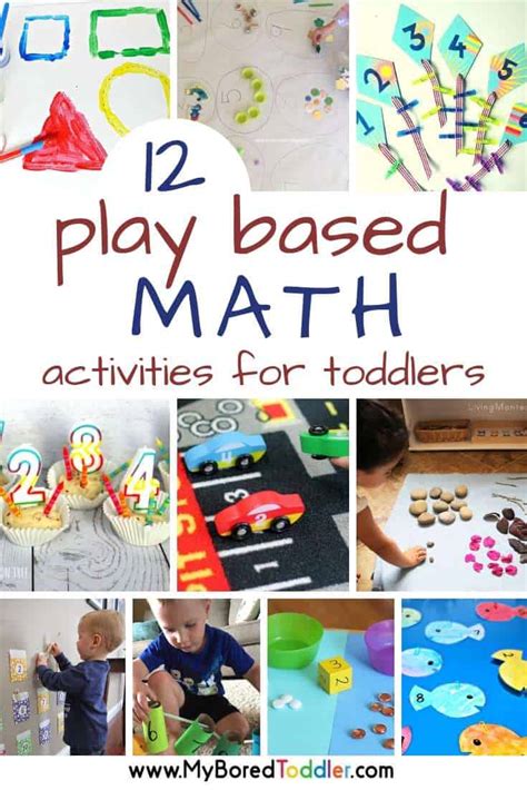 Play Based Math Activities for Toddlers - My Bored Toddler