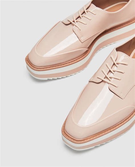 STRIPED PLATFORM DERBY SHOES - View all-SHOES-WOMAN | ZARA United ...