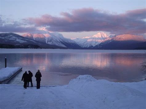 Glacier Nat'l Park's Lake McDonald in winter. NATIONAL PARK SERVICE ...