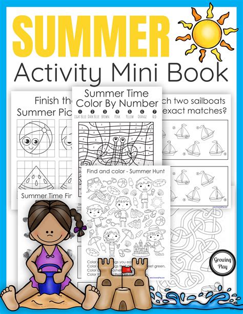 Summer Activity Book - Printables, Mazes, and Puzzles - Your Therapy Source