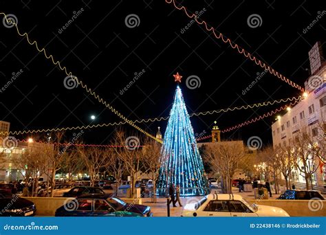 Bethlehem Christmas Tree editorial photo. Image of decoration - 22438146