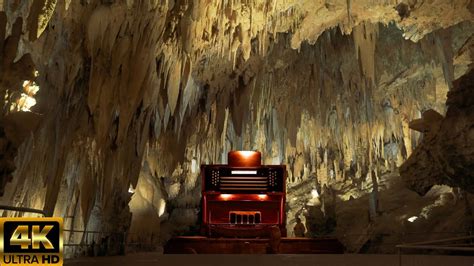 Luray Caverns Cathedral chamber Great Stalacpipe Organ rare music 4k ...