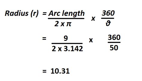 How to Calculate Radius of an Arc.