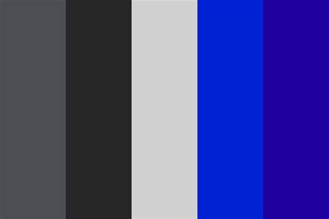 Gray and Blue Color Palette