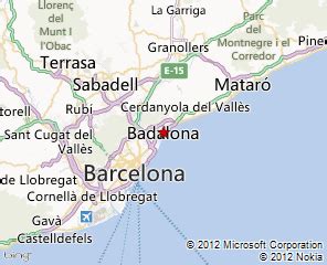 Badalona Map and Badalona Satellite Images