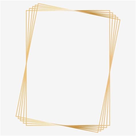 Gold Rectangle Clipart Transparent PNG Hd, Frame Rectangle Gold Clipart ...