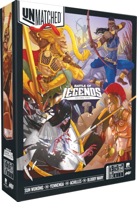 Unmatched - Battle of Legends Volume 2 Board Game by Mondo Games ...