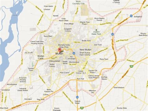 Multan City Street Map – Paki Mag