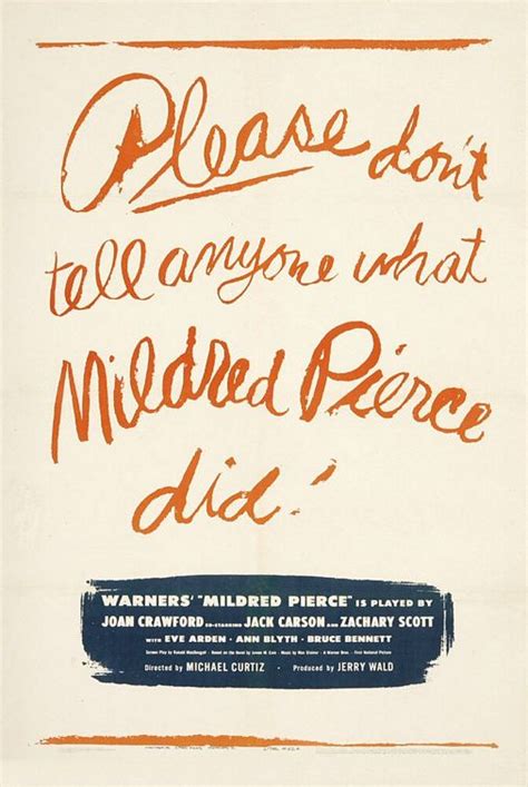 Mildred Pierce Movie Poster (#1 of 6) - IMP Awards