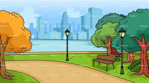 Cartoon Park Clip Art