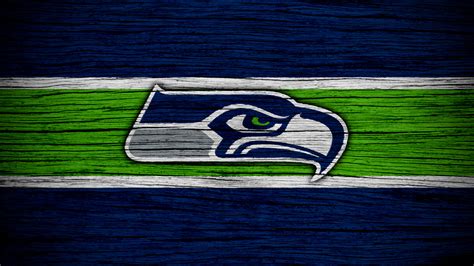 Seattle Seahawks Logo In Green Blue Background 4K HD Seattle Seahawks ...