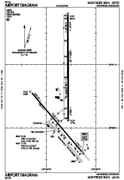 MTJ - Montrose [Montrose Regional], CO, US - Airport - Great Circle Mapper