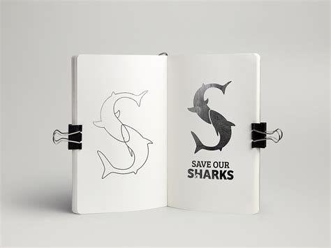 Save Our Sharks logo concept - Robert Jan van Oosten