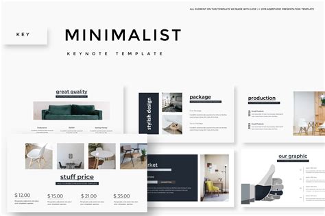 Minimalist - Keynote Template | Presentation Templates ~ Creative Market