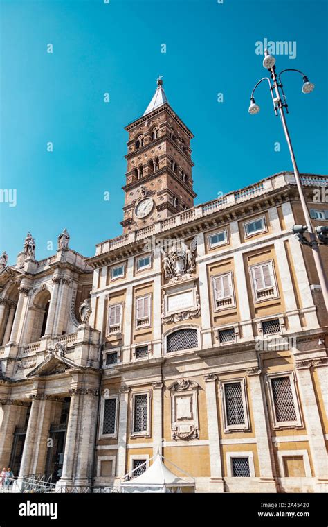 Rome, Italy - October 3, 2019: View of the traditional and classical ...