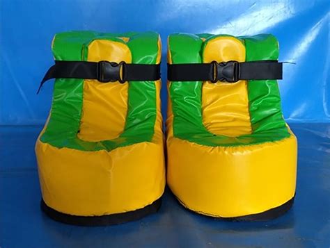 These Giant Inflatable Bouncy Shoes Will Make Giant Soccer Games Extra Fun