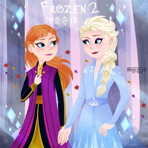 Anna and Elsa - Frozen Fan Art (42868910) - Fanpop