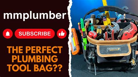 The perfect plumbing tool bag?! Velocity 3.0xs - YouTube