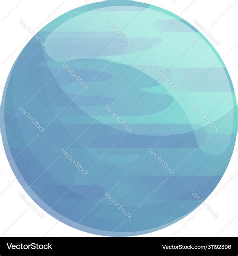 Blue planet icon cartoon style Royalty Free Vector Image