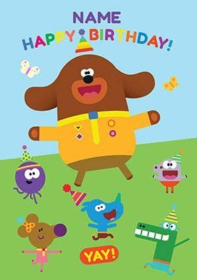 Hey Duggee - Personalised Birthday Card | Funky Pigeon