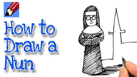 How to draw a Nun Real Easy - YouTube