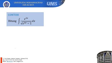 Integral Fungsi Eksponensial (part 3) - YouTube