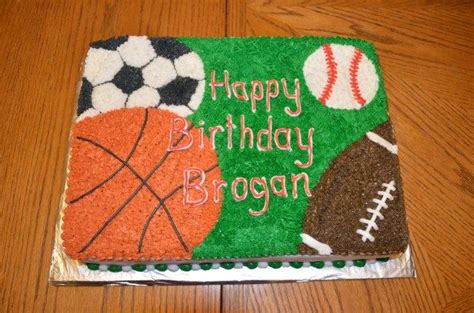 23+ Wonderful Image of Sports Birthday Cakes - entitlementtrap.com ...