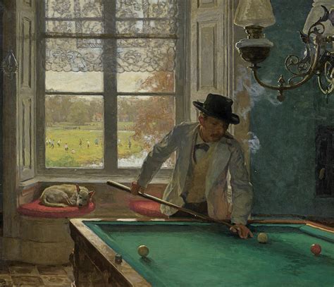 The Billiards Player Painting by Willem Bastiaan Tholen - Fine Art America