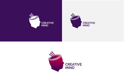 Creative Mind Logo Vector Graphic by Project Peach · Creative Fabrica