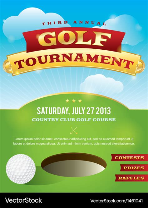 Sample Golf Tournament Invitation Letter