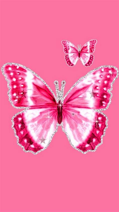 Top more than 58 glitter pink butterfly wallpaper super hot - in.cdgdbentre