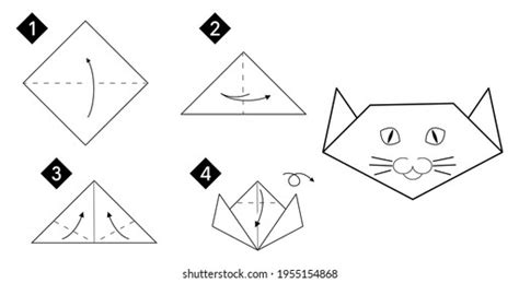 558 Easy Origami Step By Images, Stock Photos & Vectors | Shutterstock