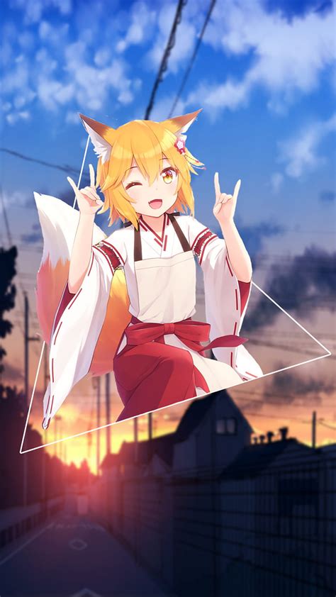 Senko, anime, cute, kawaii, kitsune, senko-san, sewayaki, sneko, HD ...