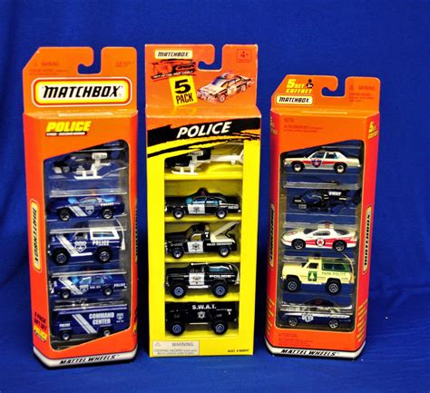 Box Lot Matchbox Police Vehicles 1:64 Scale - Landsborough Auctions